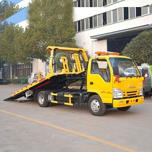 ISUZU 100P 4x2 <b>Flatbed</b> Towing <b>Truck</b> Platform Wrecker Road Rescue Wrecker <b>Truck</b> for Sale - Product Image 5