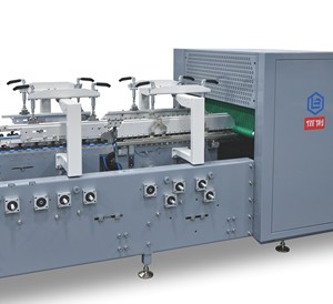 Système de pliage et de collage motorisé non temporisé JY850 pour boîtes ondulées rigides, machine de collage automatique haute vitesse pour plastique - Product Image 5