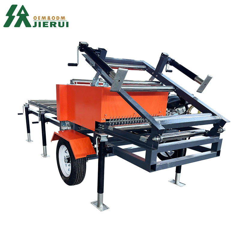 Timber Edger Machine Horizontal Wood Board Edger Machine with Gasoline Engine - Efficient ...