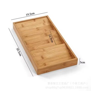 Nuevo estante para especias de bambú y madera, organizador de especias de tres niveles, caja de almacenamiento para cocina. - Product Image 2