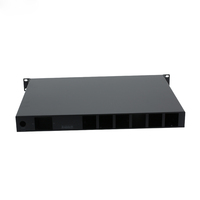Casing Server Rak 19-Inci 1U 2U 3U 4U Aluminium Brushed Kustom untuk Amplifier Audio, PCB, Elektronik, dan Instrumen