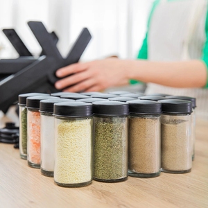 Étagère Rotative <span class=keywords><strong>à</strong></span> Bocaux <span class=keywords><strong>à</strong></span> Épices, Organisateur de Cuisine, <span class=keywords><strong>Support</strong></span> de Rangement pour Assaisonnements, Organiseurs <span class=keywords><strong>à</strong></span> Épices, Accessoires de Cuisine - Product Image 5