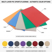 Pisos Deportivos de PVC Comerciales para Interiores y Exteriores, Rollos de Piso para Voleibol, Líneas de Cancha Personalizadas
