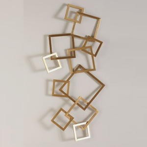 Mayorista Circular Anillo Marco Arte Moderno Arte de la pared Decoración Exhibición Dormitorio y sala de estar Colgante Metal Decoración de la pared del hogar - Product Image 6