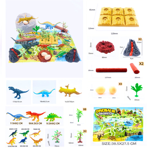 Paquete <span class=keywords><strong>de</strong></span> Juguetes <span class=keywords><strong>de</strong></span> Dinosaurios, 34 Piezas, Set <span class=keywords><strong>de</strong></span> Juego con Modelo <span class=keywords><strong>de</strong></span> <span class=keywords><strong>Dinosaurio</strong></span>, Árbol y <span class=keywords><strong>Huevo</strong></span> - Product Image 4