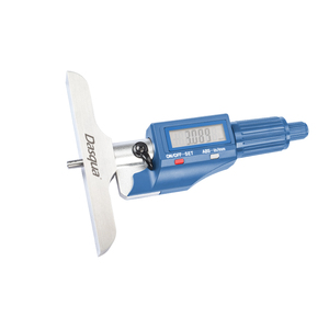 Dasqua 0-150mm Digital Depth <b>Micrometer</b> With Ratchet Stop Metric/Inch Conversion 4710-2205 Digital Depth <b>Micrometer</b> - Product Image 3