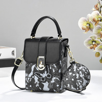 Nouveau Sac à Bandoulière Tendance Style Chinois Élégant pour Femme avec Rabat Imprimé Léger