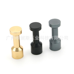 <b>Pegboard</b> <b>Hooks</b> Wall Mounted Round Black Heavy Duty Clothing Organizer Minimalist Style - Product Image 3