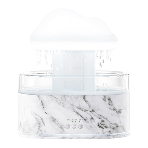 Creative Raindrop 500ml Ultrasound <b>Humidifier</b> Aromatherapy Machine Timing Function 36dB Noise Colorful Household Tabletop - Product Image 5