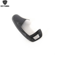 Penutup Tuas Persneling Serat Karbon Kering LHD untuk BMW Seri 1 2 3 4 5 6 7 X X3 X4 F15 F32 F30 F20 aksesoris interior Tempel