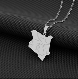 Collar <span class=keywords><strong>Jordan</strong></span> de Acero Inoxidable Plateado para Hombre y Mujer, Estilo Étnico, Collar para Parejas, Accesorios Transfronterizos - Product Image 3