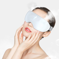 Masajeador de Ojos con Vapor Nano 2026, Máscara de Ojos de Silicona de Grado Alimenticio, Compresa Caliente, Dispositivo de Cuidado Ocular con Vibración para Aliviar la Fatiga Ocular