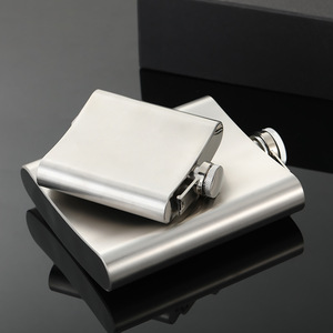 Borge Tùy Chỉnh 1Oz-128Oz Xách Tay Bạc Rượu Hip <span class=keywords><strong>Flask</strong></span> Whisky Nồi Ngoài Trời Thép Không Gỉ Rượu <span class=keywords><strong>Flask</strong></span> Hip <span class=keywords><strong>Flask</strong></span> - Product Image 3