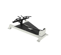 Machine à rames en T en acier robuste pour usage commercial - Inclinaison réglable, entraînement de force à charge de plaques pour le dos et les bras