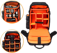 Sac à dos professionnel pour appareil photo reflex numérique, étanche, avec support de trépied réglable