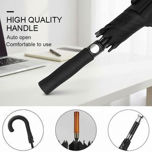 Sale Straight <b>Windproof</b> Double Layer Customized <b>Umbrella</b> for Walking - Product Image 5