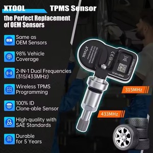 Système de surveillance de la pression des <span class=keywords><strong>pneus</strong></span> (TPMS) universel programmable Xtool TS100 PRO 433 315Mhz compatible avec TP150 IP819 - Product Image 5