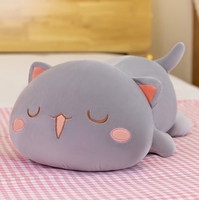 Poupées chat mignon en peluche chat oreiller de couchage Animal doux en peluche enfants filles cadeaux