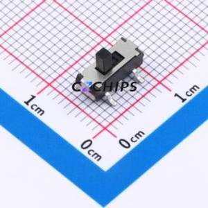 K3-1235S-K1 Slide Switch SMD Switch Single Pole Double Throw Rectangle Pin Header Gull Wing Type 9mm - Product Image 1