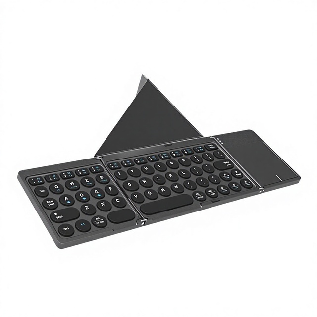 New Arrival Universal Three-System for USB 3.0 Foldable Scissor Tablet Keyboard Ambidextrous Full Size