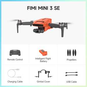 Drone xiaomi FIMI kamera MINI, pesawat nirawak profesional 4K 30fps Mini <span class=keywords><strong>3</strong></span> SE HD 250g Gps jarak jauh untuk dewasa - Product Image 2