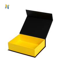 Vente en gros de boîtes en carton d'emballage personnalisé rigide de luxe boîte cadeau magnétique grand couvercle magnétique en mousse EVA noir blanc
