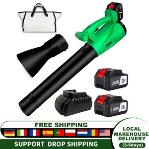 เครื่องเป่าลมใบไม้ไร้สายกำลังสูง 20V พร้อมปรับความเร็วได้ 6 ระดับ ระดับ DIY คลังสินค้าในสหรัฐอเมริกา รุ่น CB-20B เครื่องเป่าลมใบไม้ไร้สาย CB-20B - Product Image 5
