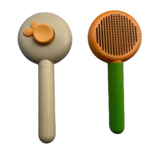 ペット脱毛ブラシセルフクリーニング犬用スライディングブラシマッサージ歯犬用グルーミングブラシ猫用ペットグルーミング用品 - Product Image 6