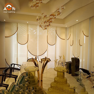 Lumière LED pour rideau avec bordure dorée moderne - Éclairage d'ambiance minimaliste pour salon et chambre à coucher - Product Image 4