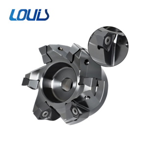 Mfwn90 Góc Phải Cắt Nặng CNC Nhanh Chóng Thức Ăn Phay <span class=keywords><strong>Cutter</strong></span> Đầu Wnmu05/08 Lưỡi Thấp Sức Đề Kháng Mặt Cắt Hình Thành Công Cụ - Product Image 4