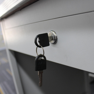 Trường văn phòng máy tính bàn với khóa tối giản thép không gỉ bảng để bán - Product Image 4