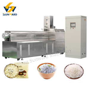 Ligne de production de riz nutritionnel de grande capacité Machine de fabrication de riz enrichi par une extrudeuse de riz artificiel - Product Image 1