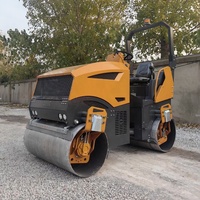 Équipement de construction, compactage, mini rouleau compresseur vibrant pour asphalte et sol, 2 tonnes, 2,5 tonnes, 3 tonnes, 1 tonne, 1,2 tonne, 1,8 tonne
