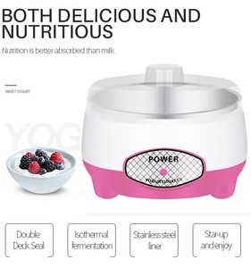 Yaourtière automatique mini, machine à yaourt domestique, outils de fabrication de yaourt DIY, appareils de cuisine, appareils à yaourt avec réservoir en acier inoxydable - Product Image 2