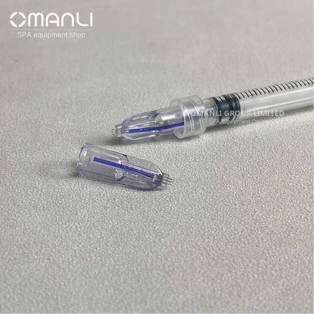 NEW NANOSOFT Microneedles By FILLMED SUPER SOFT TO TARGET THE DERMIS 3Pin Mesotherapy 0.6Mm Needle