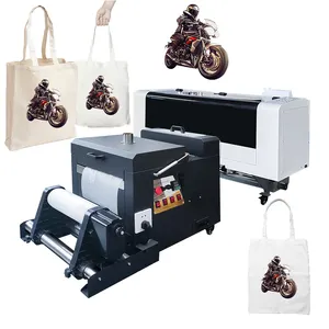 Kaus Transfer panas cetak garmen 12 inci Film Pet Inkjet Digital kain tekstil printer DTF 30cm untuk Kaos diy