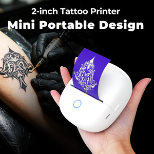 Impresora Térmica Portátil <span class=keywords><strong>de</strong></span> 2 Pulgadas para Tatuajes, Inalámbrica, Bluetooth, sin Tinta, para Trabajos <span class=keywords><strong>de</strong></span> Tatuaje, Etiquetas, Regalos, Hogar, Oficina, Personalizada - Product Image 3