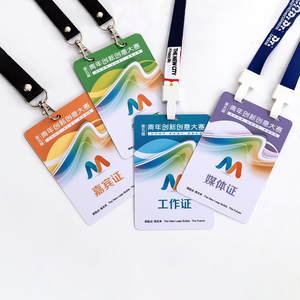 High Quality VIP Pass Conference Event Badges Employee ID Card for Access Control Gift Cards