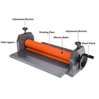 Laminadora Manual de Rodillos Fríos de 390 mm (15 Pulgadas) de Ancho de Laminación, Compatible con Tamaños de Papel A3/A4/A5/A6