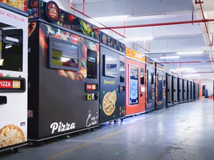 Distributeur automatique de pizzas intelligent IPLAYSMART avec écran tactile (32/55 pouces), options de paiement multiples, capacité de 20 à 150 pièces, chauffage à 350°C - Product Image 6