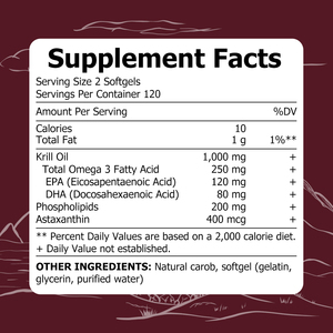 Huile de Krill Certifiée Halal en Gros, Capsules Molles d'Huile de Krill Pure, Favorisent la Santé Osseuse, Oméga 3 Antarktique en Capsules Souples - Product Image 2
