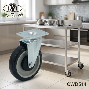 YEOU CHERNG Kitchen Storage <b>Cabinet</b> Wheel 5 Inch TPU Caster 120 kg Blue Grey OEM - Product Image 1