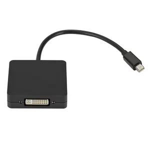 hdmiドングルmacbook air Suppliers-Mini DisplayPort 3 in 1 Thunderbolt DP-HDMI/DVI/VGAディスプレイポートケーブルアダプター (MacBook用)