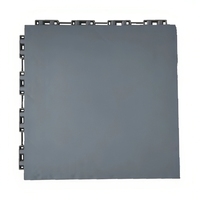 Dalles de sol modulaires en PP emboîtables 25x25cm pour patinage à roulettes, terrains de sport extérieurs et terrains de football