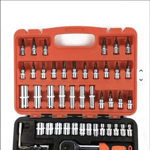 High Quality 53PCS Socket Wrench <b>Set</b> Hand Tool Kit Ratchet Spanner <b>Screwdriver</b> Bits None Hand Operated Tool <b>Set</b> None - Product Image 3