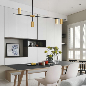 <span class=keywords><strong>Lampadario</strong></span> <span class=keywords><strong>a</strong></span> Striscia Lunga Moderno Nordico Minimalista Creativo per Sala da Pranzo e Isola della Cucina - Product Image 2
