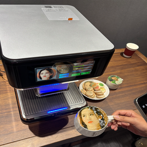 Imprimante à café automatique pour l'<span class=keywords><strong>impression</strong></span> personnalisée de logos et de photos <span class=keywords><strong>sur</strong></span> le latte, encre comestible, machine à cappuccino - Product Image 4