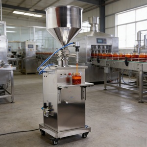 Machine de remplissage semi-automatique à faible coût pour la production de parfums de voiture, machine de scellage de bouteilles en plastique pour liquides - Product Image 1