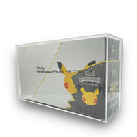 Boîte de présentation ETB en acrylique transparent personnalisé, vitrine transparente, boîte de présentation en acrylique avec porte pour garçon gamé, multi-compartiments