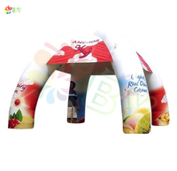 Nouveau Design Tente d'exposition de mariage Pop Up Canopy Dome House Event Party large 4 pattes à 8 pattes tente gonflable d'impression de logo